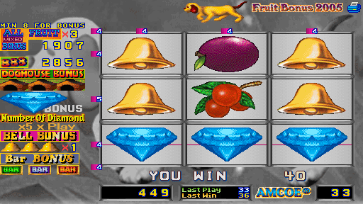 Fruit Bonus 2005 (Version 1.5SH, set 1) Screenshot 1